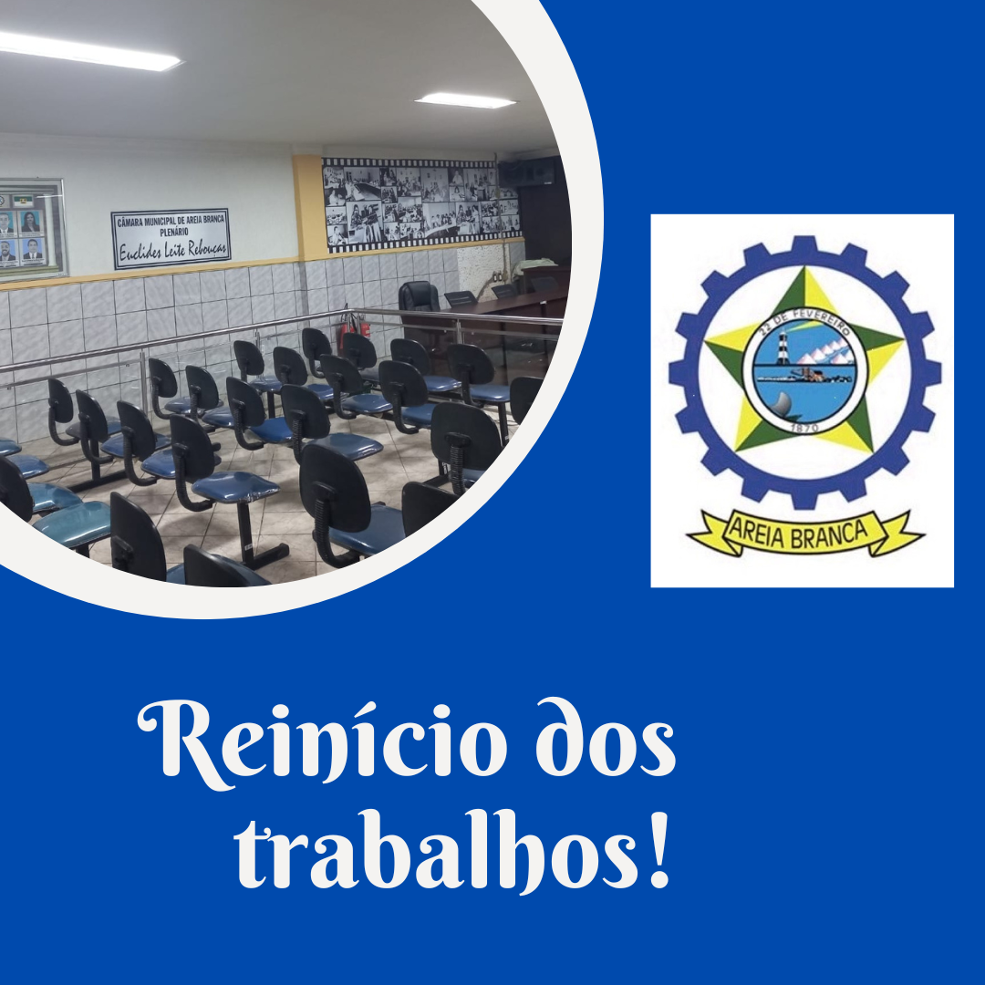 Câmara Municipal em breve retornará oficialmente seus trabalhos